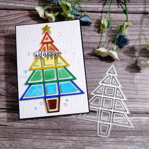 Inlovearts Christmas Tree Model Cutting Dies