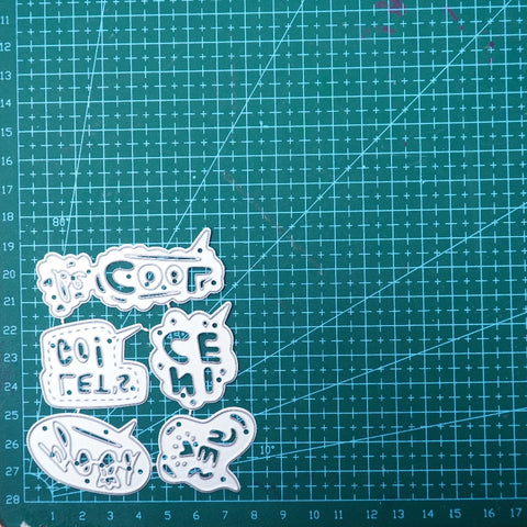 Inlovearts Dialog Text Cutting Dies