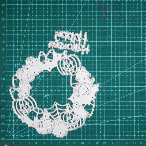 Inlovearts Happy Halloween Ring Cutting Dies
