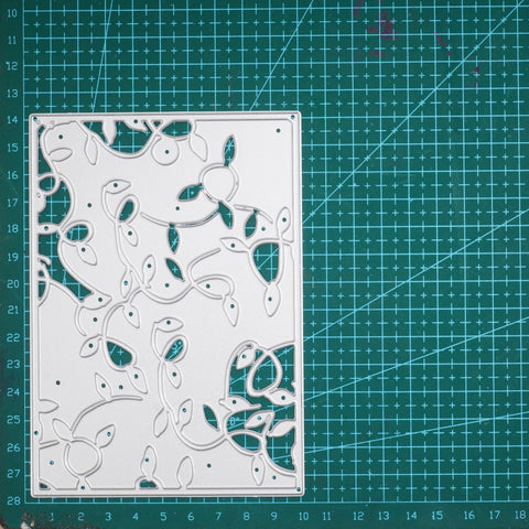 Inlovearts Christmas Lights Background Board Cutting Dies