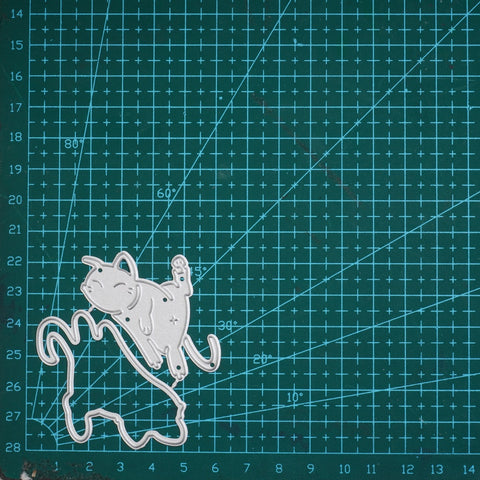 Inlovearts Jumping Cats Cutting Dies