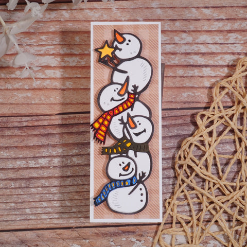 Inlovearts Snowman Hanging Star Cutting Dies