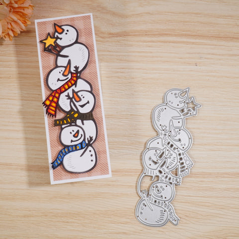 Inlovearts Snowman Hanging Star Cutting Dies