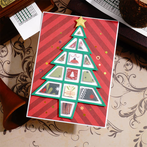 Inlovearts Christmas Tree Model Cutting Dies