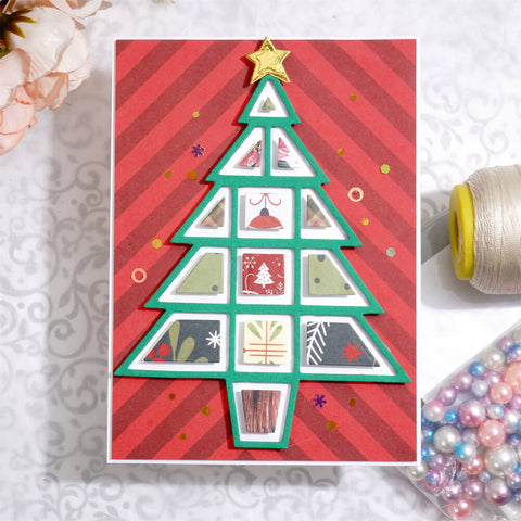 Inlovearts Christmas Tree Model Cutting Dies