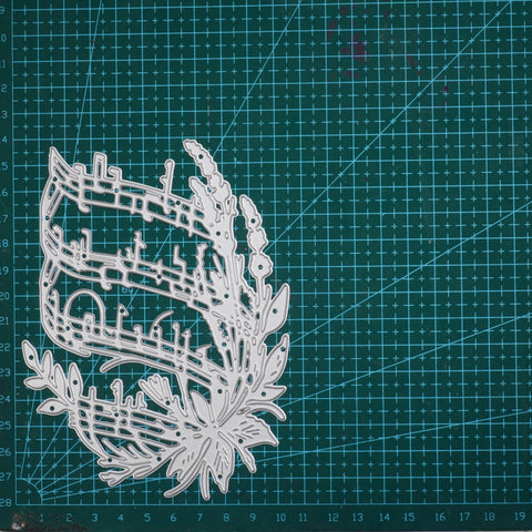 Inlovearts Flowers and Musical Notation Cutting Dies