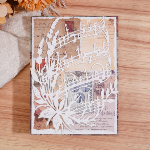 Inlovearts Flowers and Musical Notation Cutting Dies
