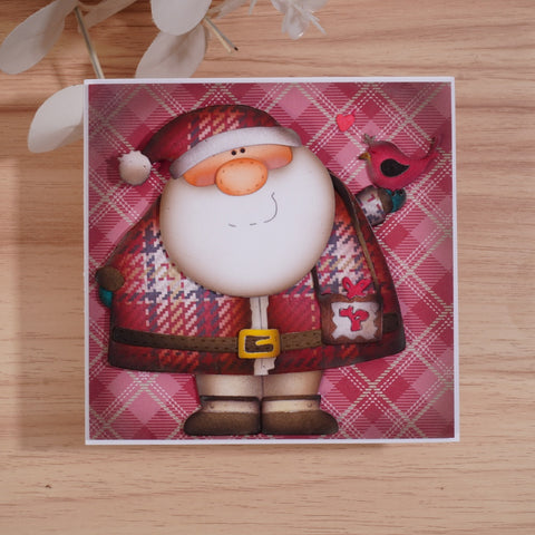 Inlovearts Santa Claus and Bird Cutting Dies