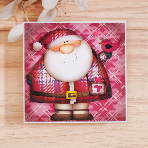 Inlovearts Santa Claus and Bird Cutting Dies