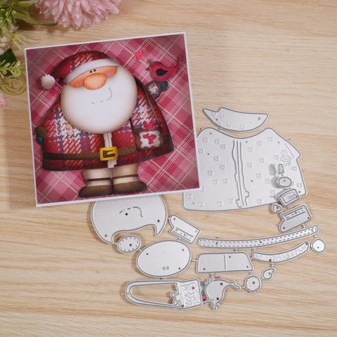 Inlovearts Santa Claus and Bird Cutting Dies