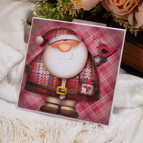 Inlovearts Santa Claus and Bird Cutting Dies