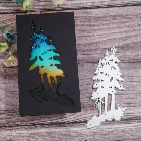 Inlovearts Tree in the Dark Cutting Dies