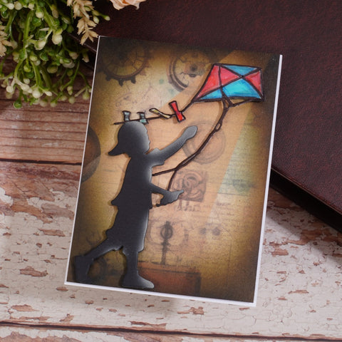 Inlovearts Fly a Kite Cutting Dies