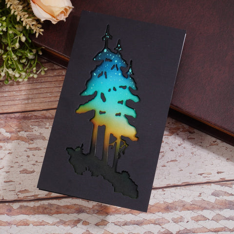 Inlovearts Tree in the Dark Cutting Dies