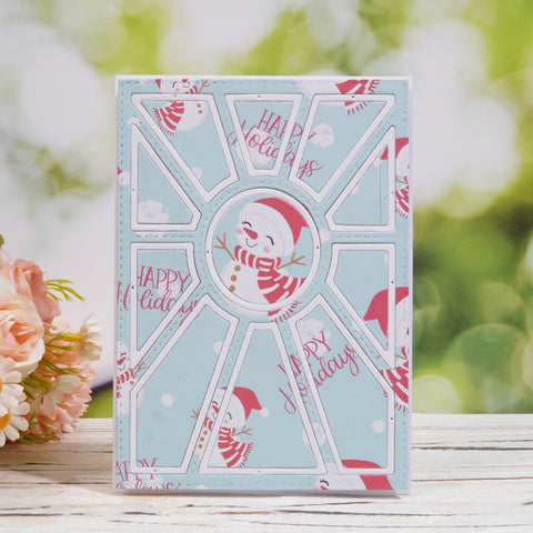 Inlovearts Sunburst Background Board Cutting Dies