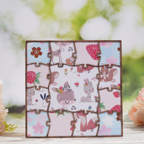 Inlovearts Puzzle Background Board Cutting Dies