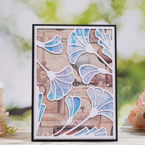 Inlovearts Ginkgo Leaves Background Board Cutting Dies