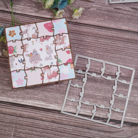 Inlovearts Puzzle Background Board Cutting Dies