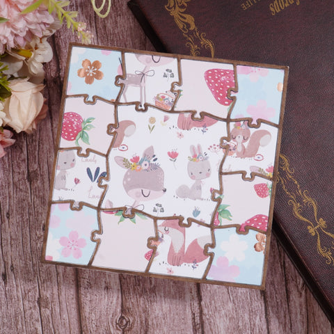 Inlovearts Puzzle Background Board Cutting Dies