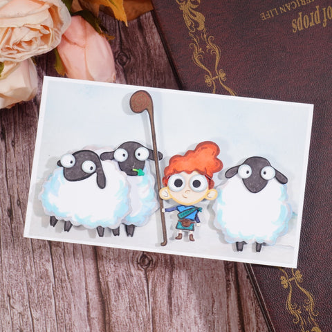 Inlovearts Herding Sheep Cutting Dies