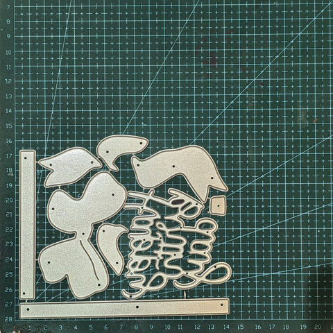 Inlovearts Bow and Happy Birthday Cutting Dies