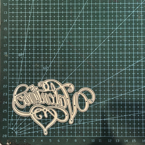 Inlovearts Valentine Word Cutting Dies