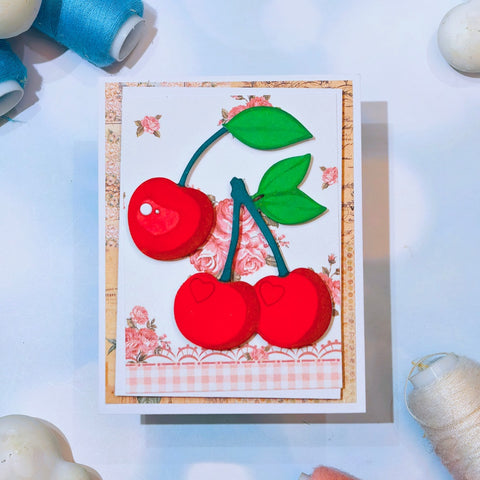 Inlovearts Cherries Cutting Dies