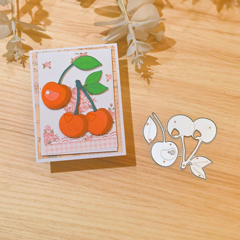 Inlovearts Cherries Cutting Dies