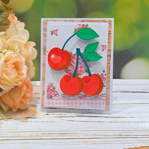 Inlovearts Cherries Cutting Dies