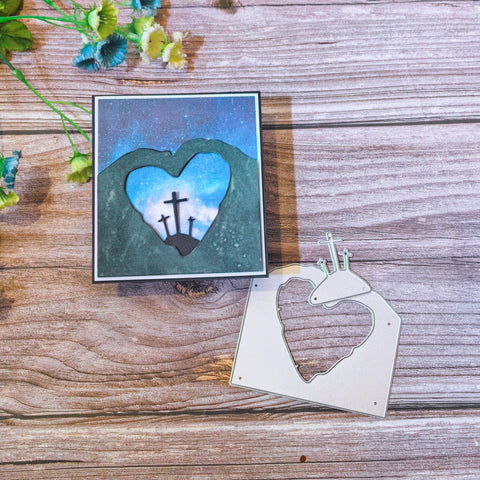 Inlovearts Tomb in the Heart Metal Cutting Dies