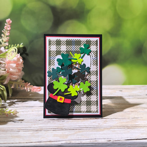 Inlovearts Clovers and Hat Metal Cutting Dies