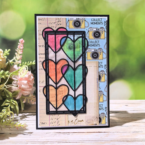 Inlovearts Hearts String Metal Cutting Dies