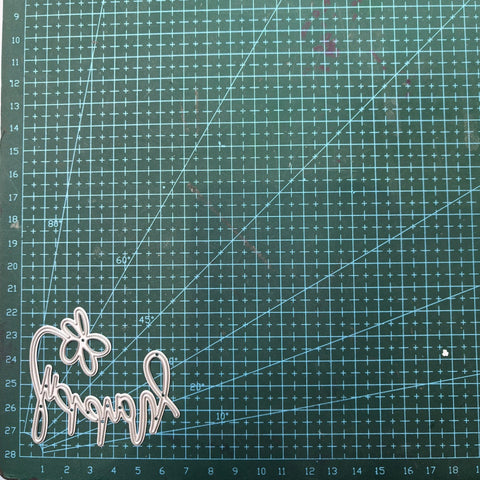 Inlovearts Happy Word Flower Cutting Dies