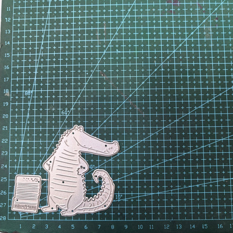 Inlovearts Accordion Crocodile Cutting Dies