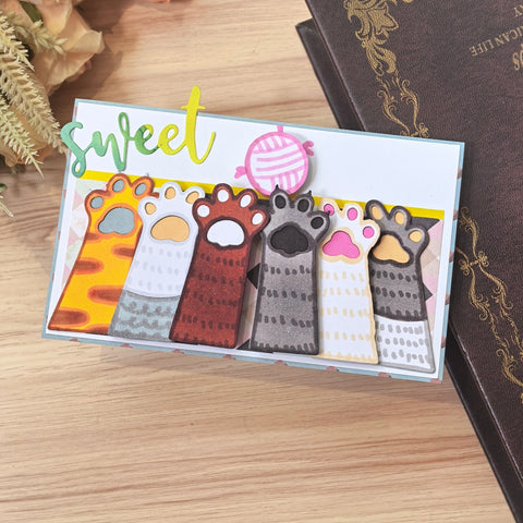 Inlovearts Cat Claws Cutting Dies