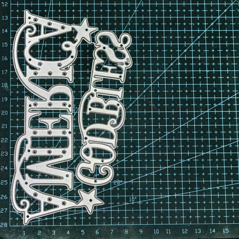 Inlovearts GOD BLESS AMERICA Cutting Dies