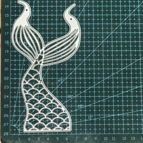 Inlovearts Mermaid Tail Cutting Dies