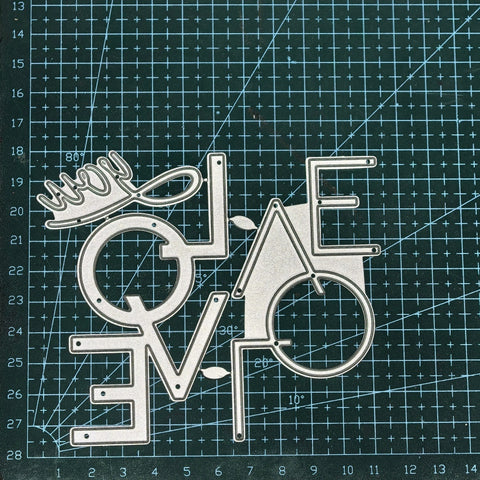 Inlovearts Love you Word Cutting Dies