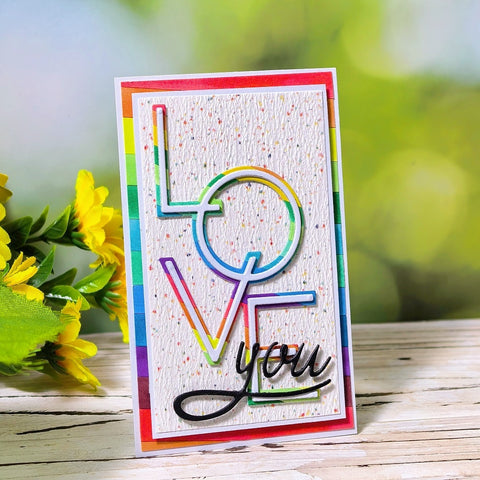 Inlovearts Love you Word Cutting Dies