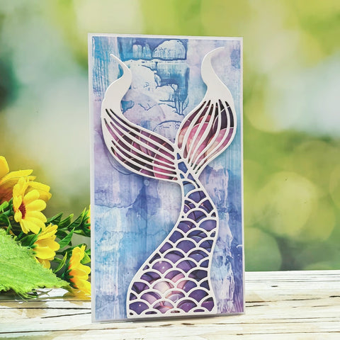 Inlovearts Mermaid Tail Cutting Dies