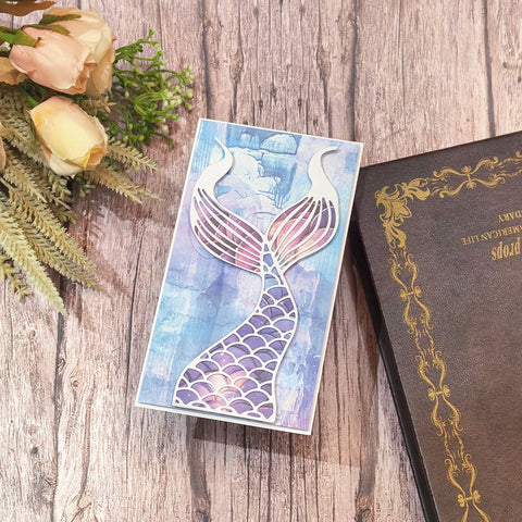 Inlovearts Mermaid Tail Cutting Dies