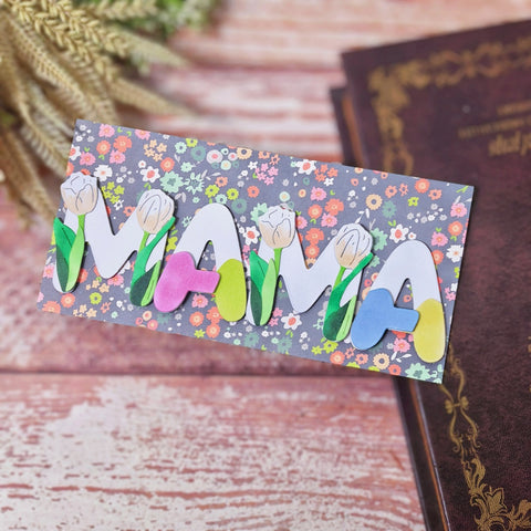 Inlovearts MAMA Flower Cutting Dies