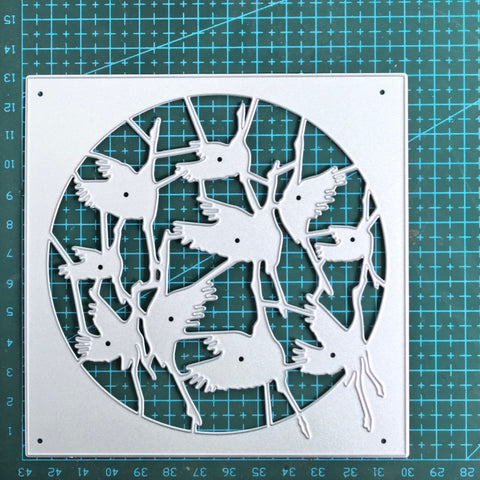 Inlovearts Flying Wild Geese Cutting Dies