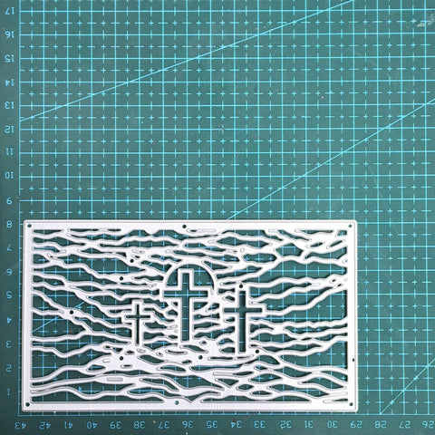 Inlovearts Cross Background Board Cutting Dies