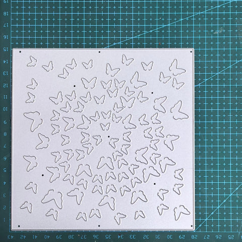 Inlovearts Butterfly Background Board Cutting Dies