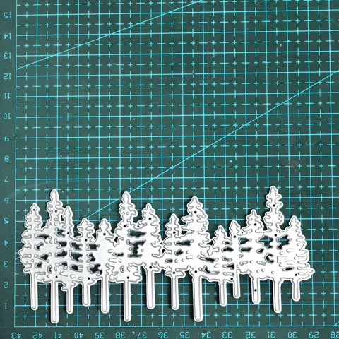 Inlovearts Row of Trees Cutting Dies