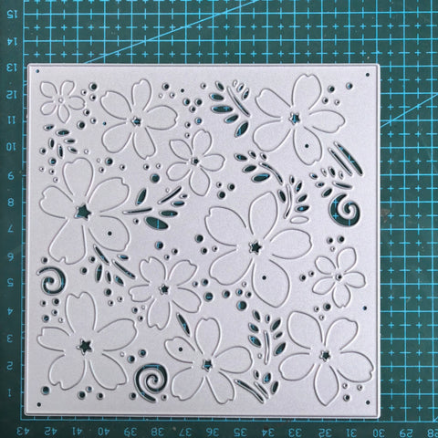 Inlovearts Little Flowers Background Board Cutting Dies