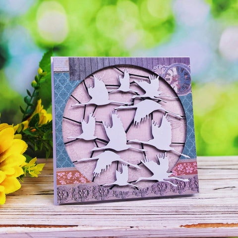 Inlovearts Flying Wild Geese Cutting Dies