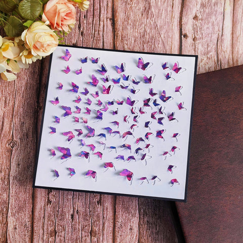 Inlovearts Butterfly Background Board Cutting Dies