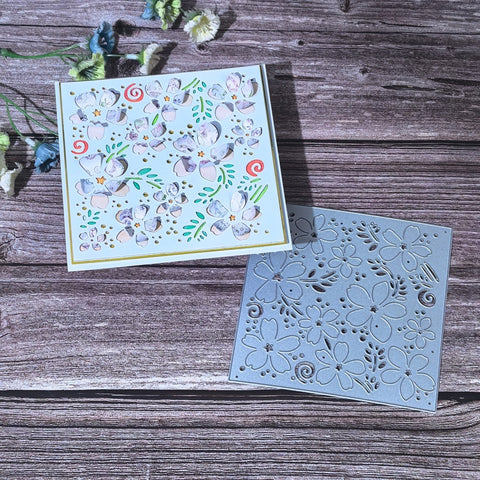 Inlovearts Little Flowers Background Board Cutting Dies